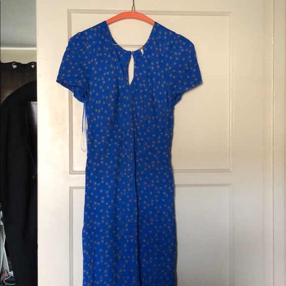 Free People Blue Patterned Pant Romper - Picture 7 of 7